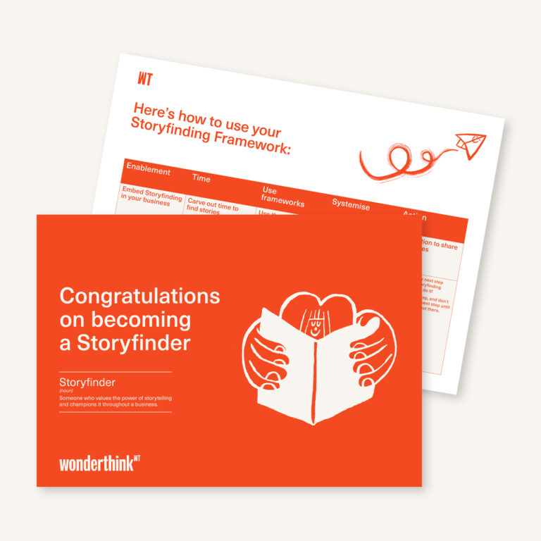 Storyfinder framework.